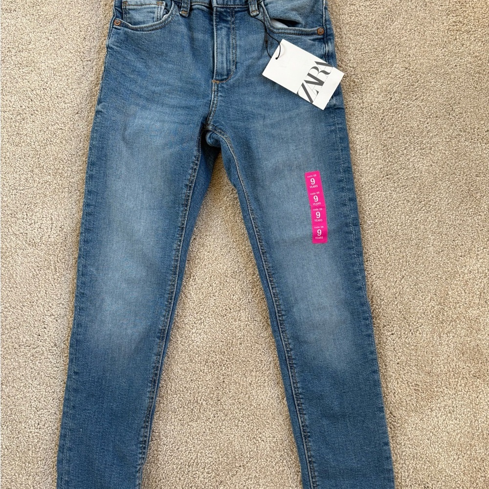 Zara Kids Skinny Blue Jeans NWT